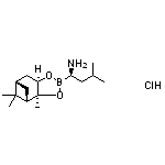 (R)-3-Methyl-1-[(3aS,4S,6S,7aR)-3a,5,5-trimethylhexahydro-4,6-methanobenzo[d][1,3,2]dioxaborol-2-yl]-1-butanamine Hydrochloride