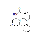 2-(4-Methyl-2-phenyl-1-piperazinyl)nicotinic Acid