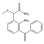 2-Amino-3-benzoyl-alpha-(methylthio)benzeneacetamide