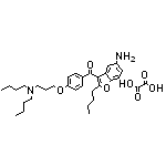 (5-Amino-2-butylbenzofuran-3-yl)(4-(3-(dibutylamino)propoxy)phenyl)methanone oxalate