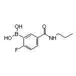 [2-Fluoro-5-(propylcarbamoyl)phenyl]boronic Acid