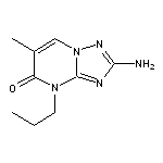 2-Amino-6-methyl-4-propyl-[1,2,4]triazolo[1,5-a]pyrimidin-5(4H)-one