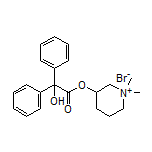 3-(2-Hydroxy-2,2-diphenylacetoxy)-1,1-dimethyl-1-piperidinium Bromide