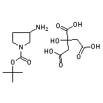 tert-Butyl 3-aminopyrrolidine-1-carboxylate 2-hydroxypropane-1,2,3-tricarboxylate