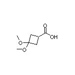 3,3-Dimethoxycyclobutanecarboxylic Acid