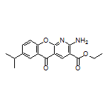 Ethyl 2-Amino-7-isopropyl-5-oxo-5H-chromeno[2,3-b]pyridine-3-carboxylate