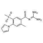 N-(Diaminomethylene)-2-methyl-5-(methylsulfonyl)-4-(1H-pyrrol-1-yl)benzamide