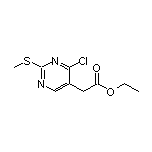 Ethyl 4-chloro-2-(methylthio)pyrimidine-5-acetate