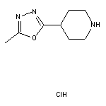 2-Methyl-5-(piperidin-4-yl)-1,3,4-oxadiazole hydrochloride