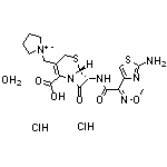 Cefepime dihydrochloride monohydrate