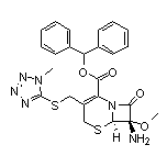 Benzhydryl (6R,7S)-7-Amino-7-methoxy-3-[[(1-methyl-5-tetrazolyl)thio]methyl]-8-oxo-5-thia-1-azabicyclo[4.2.0]oct-2-ene-2-carboxylate