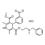 3-[2-[Benzyl(methyl)amino]ethyl] 5-Methyl 2,6-Dimethyl-4-(3-nitrophenyl)-1,4-dihydropyridine-3,5-dicarboxylate Hydrochloride