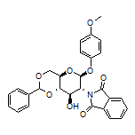 4-Methoxyphenyl 4,6-O-Benzylidene-2-deoxy-2-phthalimido-beta-D-glucopyranoside
