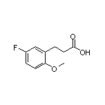 3-(5-Fluoro-2-methoxyphenyl)propanoic Acid