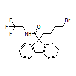 9-(4-Bromobutyl)-N-(2,2,2-trifluoroethyl)-9H-fluorene-9-carboxamide