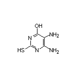 5,6-Diamino-2-mercaptopyrimidin-4-ol