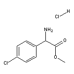 1-(4-CHLOROPHENYL)-2-METHOXY-2-OXO-1-ETHANAMINIUM CHLORIDE, >95%