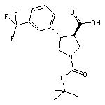 Boc-(+/-)-trans-4-(3-trifluoromethyl-phenyl)-pyrrolidine-3-carboxylic acid