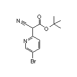 tert-Butyl 2-(5-Bromopyridin-2-yl)-2-cyanoacetate