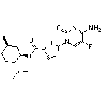 (2S,5R)-(1R,2S,5R)-2-Isopropyl-5-methylcyclohexyl 5-(4-amino-5-fluoro-2-oxopyrimidin-1(2H)-yl)-1,3-oxathiolane-2-carboxylate