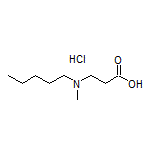 3-[Methyl(pentyl)amino]propanoic Acid Hydrochloride