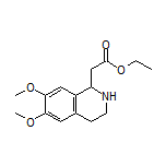 Ethyl 2-(6,7-Dimethoxy-1,2,3,4-tetrahydro-1-isoquinolyl)acetate