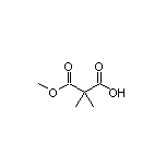 3-Methoxy-2,2-dimethyl-3-oxopropanoic Acid