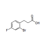 3-(2-Bromo-4-fluorophenyl)propanoic Acid