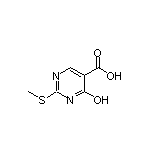 4-Hydroxy-2-(methylthio)pyrimidine-5-carboxylic Acid