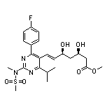 (3R,5S,6E)-7-[4-(4-Fluorophenyl)-6-isopropyl-2-(N-methyl-N-methylsulfonyl amino)pyrinidine-5-yl]-3,5-dihydrosy-6-heptane acid methyl ester