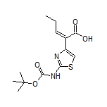 (Z)-2-[2-(Boc-amino)-4-thiazolyl]pent-2-enoic Acid