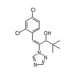 (E)-1-(2,4-Dichlorophenyl)-4,4-dimethyl-2-(1H-1,2,4-triazol-1-yl)pent-1-en-3-ol