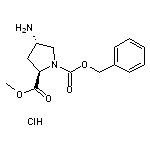 Methyl (2R,4S)-4-amino-1-Cbz-pyrrolidine-2-carboxylate hydrochloride