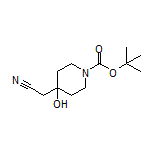 2-(1-Boc-4-hydroxy-4-piperidyl)acetonitrile