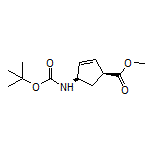 Methyl (1S,4R)-4-(Boc-amino)-2-cyclopentenecarboxylate