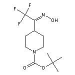 tert-Butyl 4-(2,2,2-Trifluoro-1-(hydroxyimino)-ethyl)piperidine-1-carboxylate