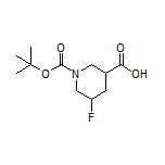 1-Boc-5-fluoropiperidine-3-carboxylic Acid