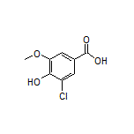 3-Chloro-4-hydroxy-5-methoxybenzoic Acid