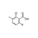 2-Chloro-6-fluoro-3-methylbenzoic Acid