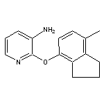 2-[(7-methyl-2,3-dihydro-1H-inden-4-yl)oxy]pyridin-3-amine