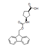 (1R,3S)-3-(Fmoc-amino)cyclopentanecarboxylic Acid