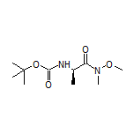 (R)-2-(Boc-amino)-N-methoxy-N-methylpropanamide