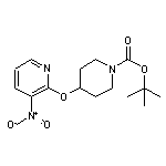 tert-Butyl 4-(3-nitropyridin-2-yloxy)piperidine-1-