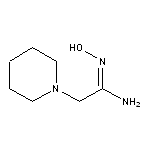 2-(1-Piperidinyl)acetamidoxime, 97%