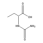 N-Carbamyl-DL-alpha-amino-n-butyric acid