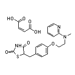 5-[4-[2-[Methyl(pyridin-2-yl)amino]ethoxy]benzyl]thiazolidine-2,4-dione Maleate