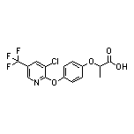 2-[4-[[3-Chloro-5-(trifluoromethyl)-2-pyridyl]oxy]phenoxy]propanoic Acid