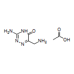 3-Amino-6-(aminomethyl)-1,2,4-triazin-5(4H)-one Acetate