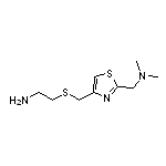 2-[[[2-[(Dimethylamino)methyl]-4-thiazolyl]methyl]thio]ethanamine