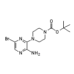 tert-Butyl 4-(3-Amino-6-bromopyrazin-2-yl)piperazine-1-carboxylate